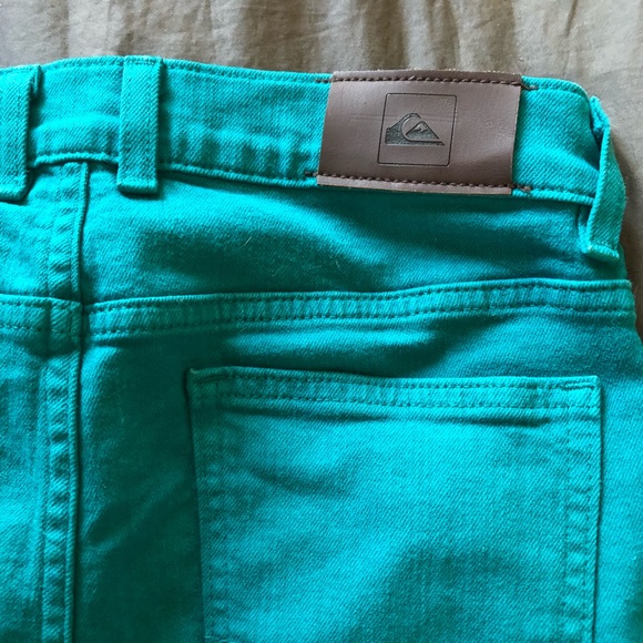 Turquoise Quiksilver Jean Pants - Picture 5 of 8